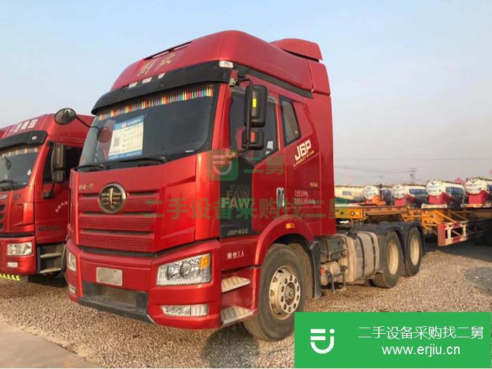 山東出售二手一汽解放500馬力國五牽引車