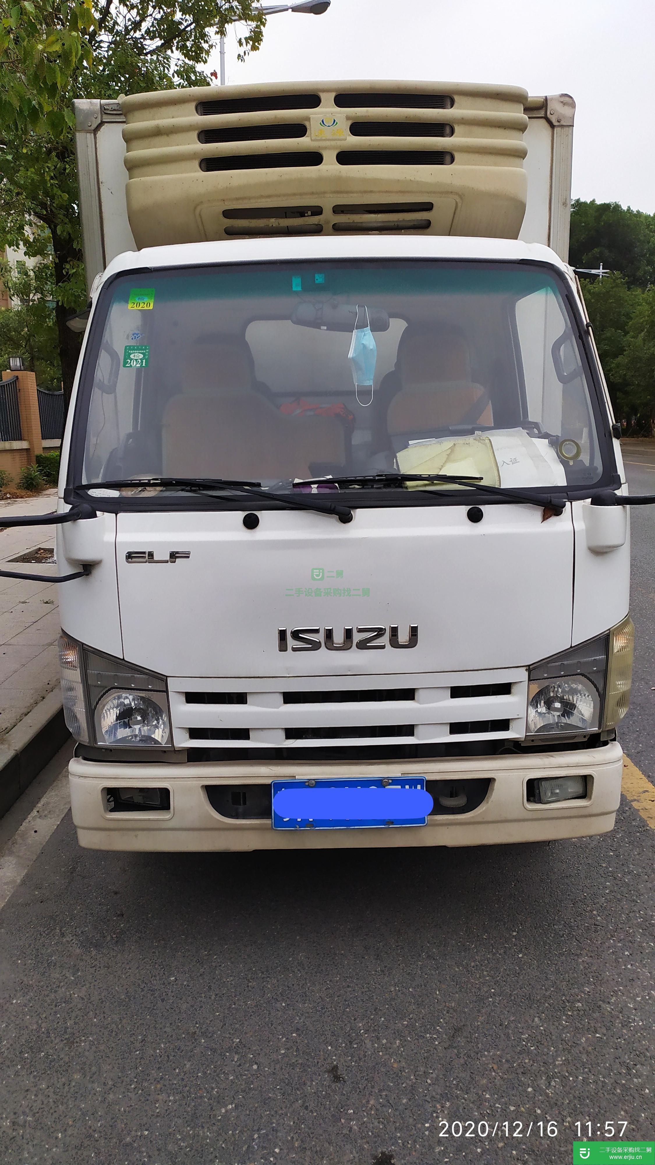 廣東出售二手五十鈴120馬力國五冷藏車