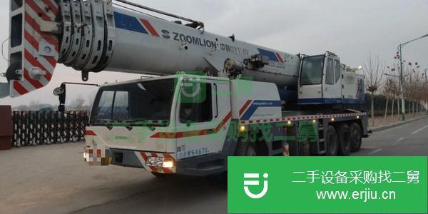河南出售二手13年中聯(lián)130噸吊車