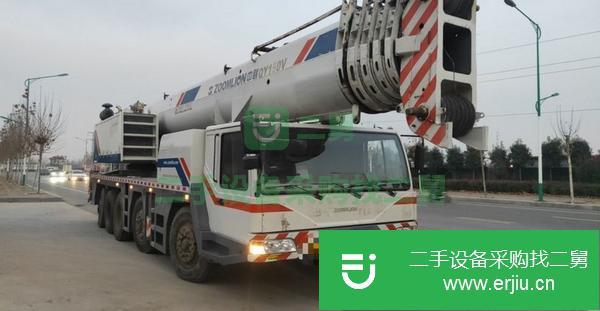 河南出售二手13年中聯(lián)130噸吊車