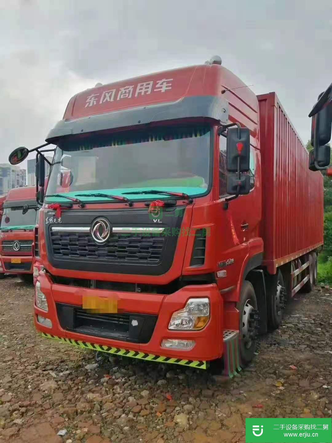 江西出售二手東風(fēng)天龍前四后八350馬力國(guó)五箱式貨車
