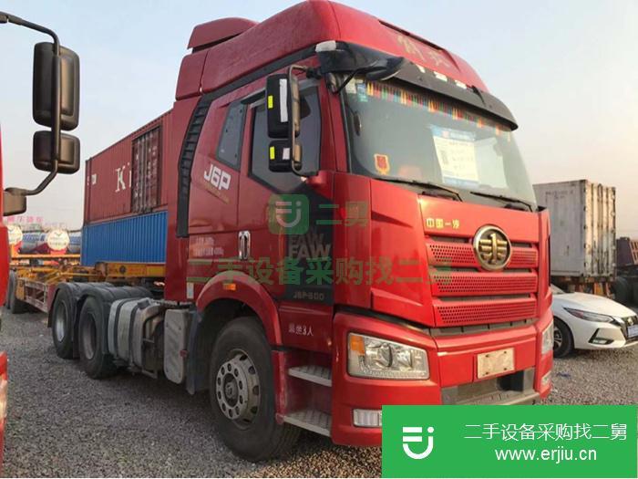 山東出售二手一汽解放500馬力國五牽引車