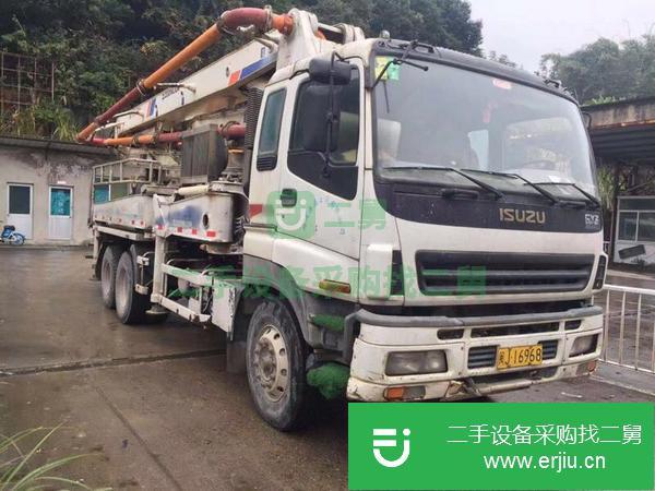 湖南出售二手10年五十鈴37米泵車手續齊全包過戶