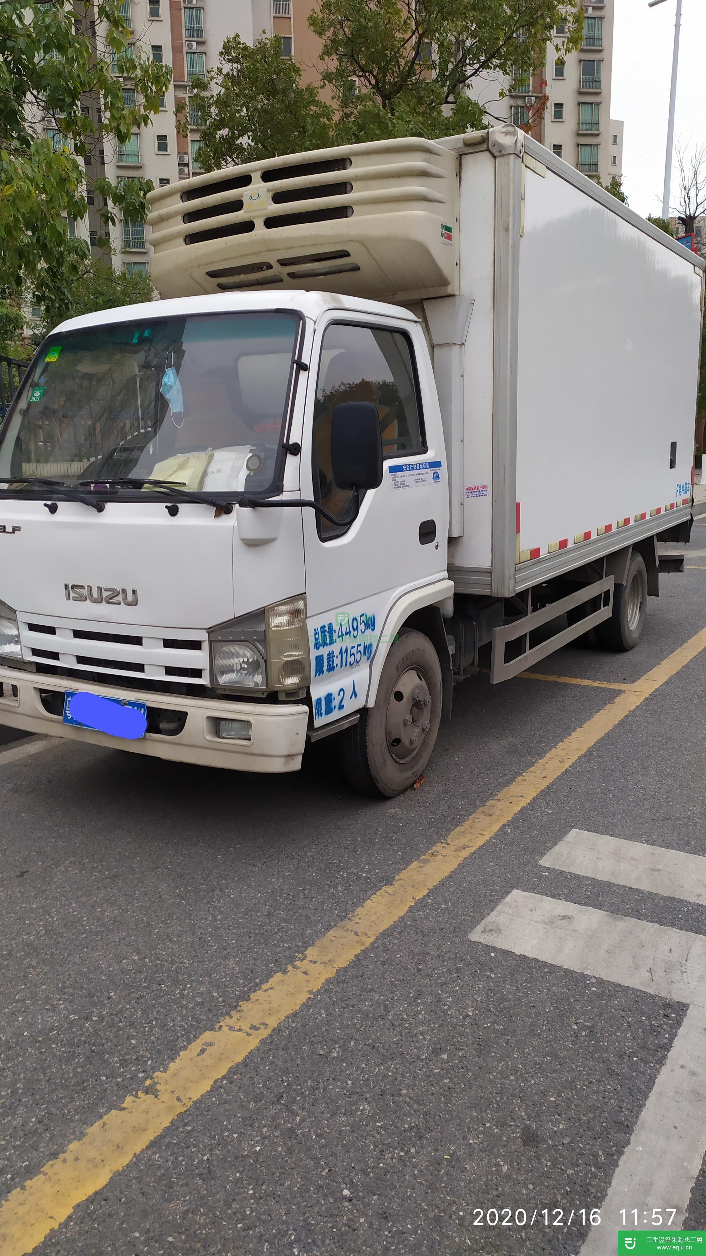 廣東出售二手五十鈴120馬力國五冷藏車