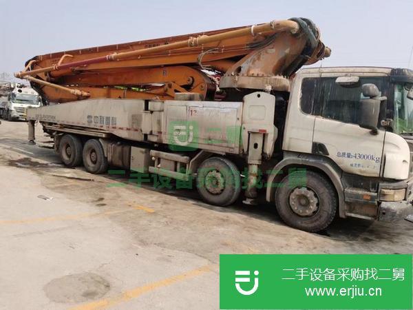 湖南出售二手13年中聯56米泵車原版車況