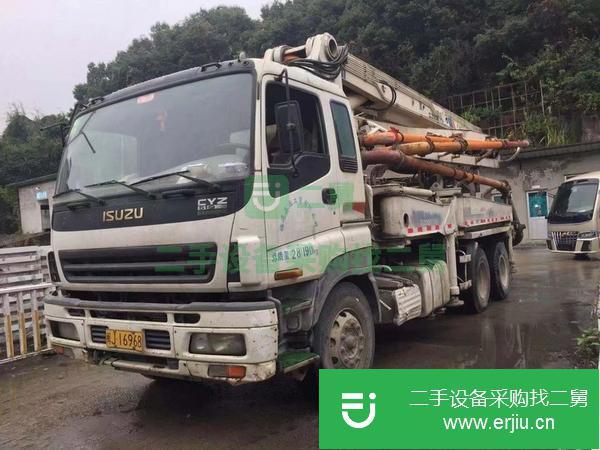湖南出售二手10年五十鈴37米泵車