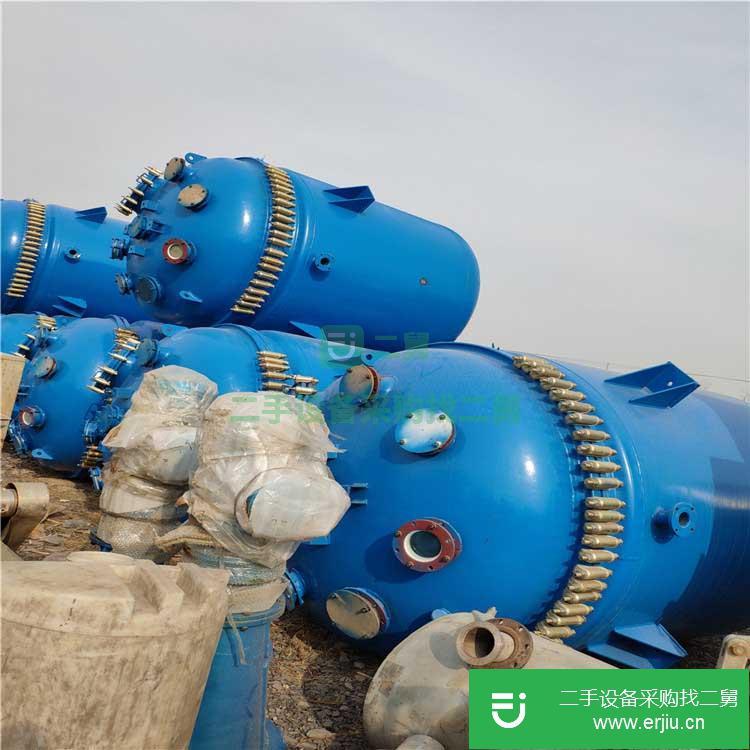 山東出售二手搪瓷反應(yīng)釜5000L