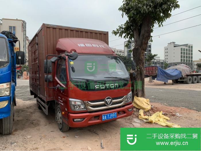 廣東出售二手福田時(shí)代110馬力國(guó)五箱式貨車