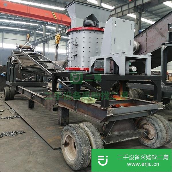 河南出售二手力展600*900型移動顎式破碎機