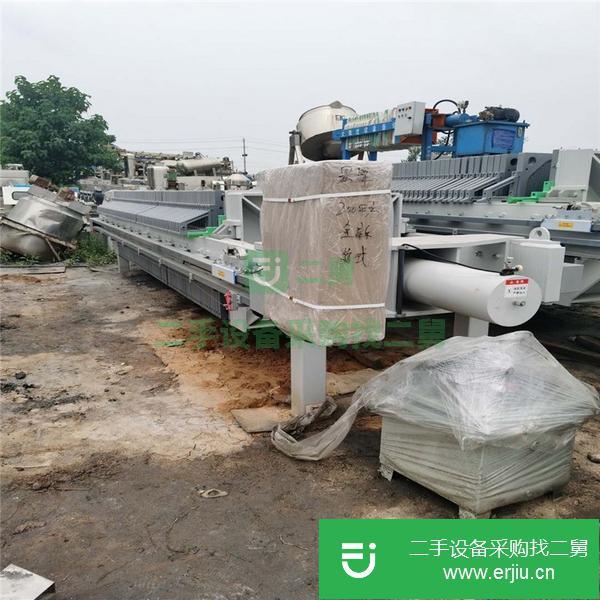 江蘇出售二手快開式500平方壓濾機(jī)