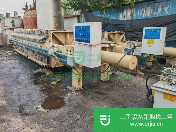 江西出售二手250平方板框壓濾機