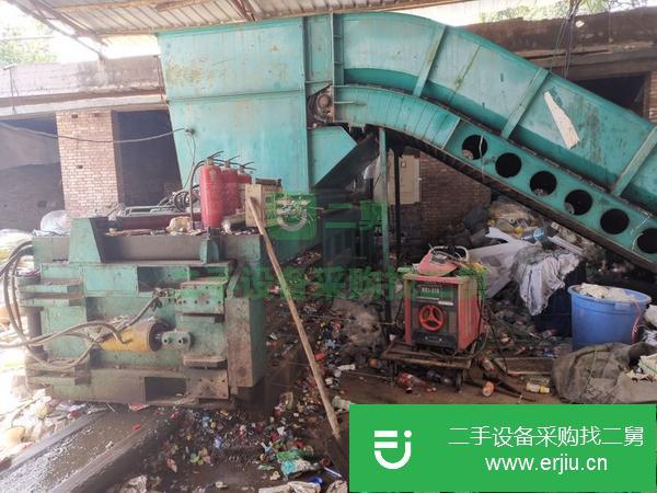 安徽出售二手帶門廢紙塑料瓶打包機(jī)