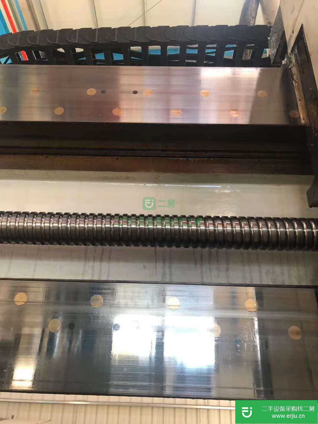 北京出售二手中捷2x4米龍門五面加工中心發那科18i-mb系統