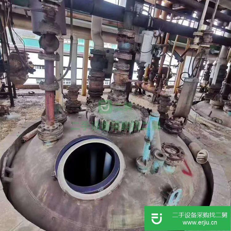 山東出售二手20立方搪瓷反應(yīng)釜