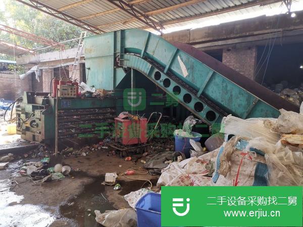 安徽出售二手帶門廢紙塑料瓶打包機(jī)