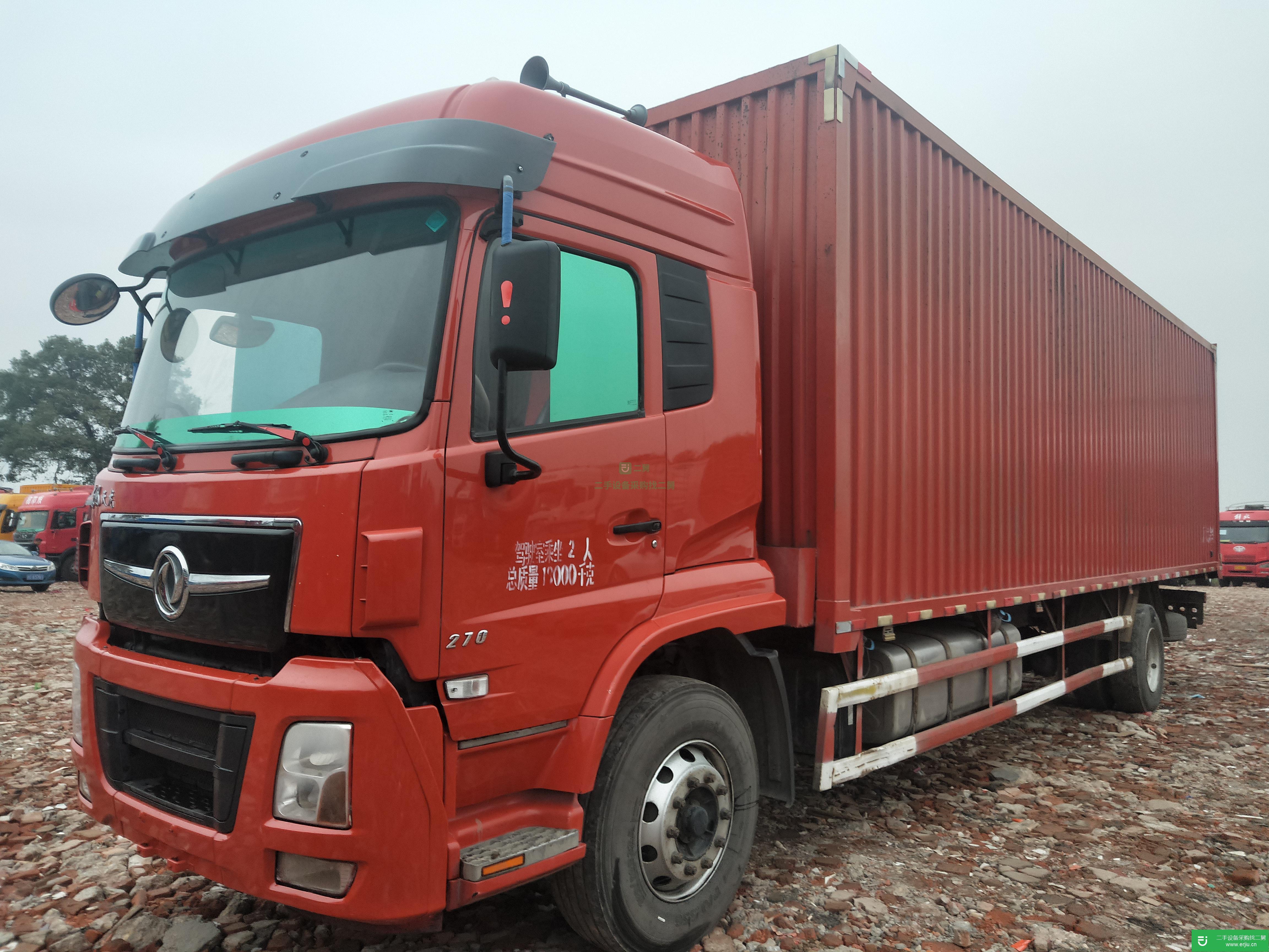 江西出售二手東風(fēng)天龍270馬力國(guó)五箱式貨車(chē)