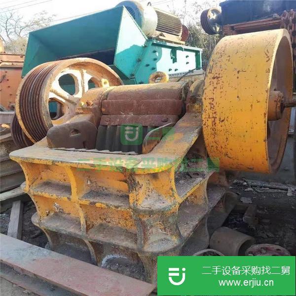 河南出售二手七成新400/600顎式破碎機