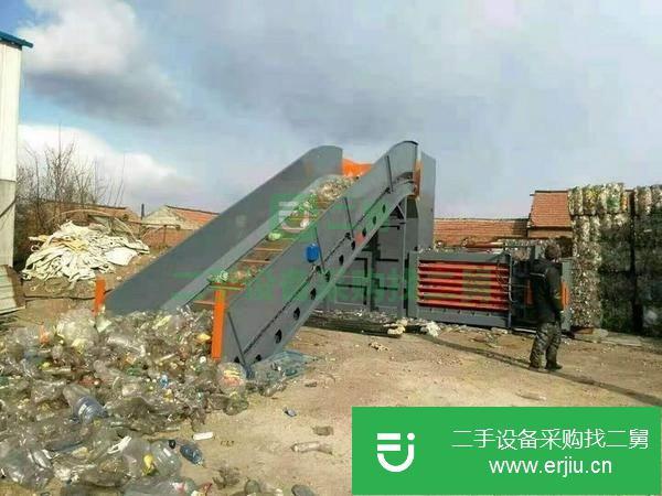 上海出售二手廢紙塑料瓶打包機