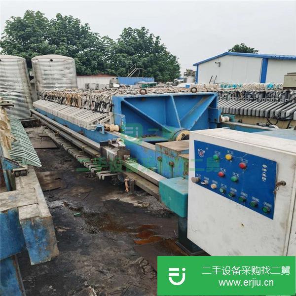 江蘇出售二手快開式500平方壓濾機(jī)