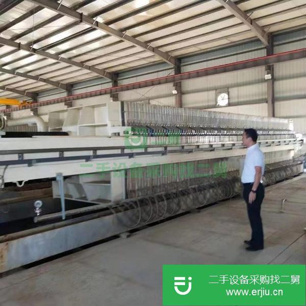陜西出售二手100平方板框壓濾機(jī)