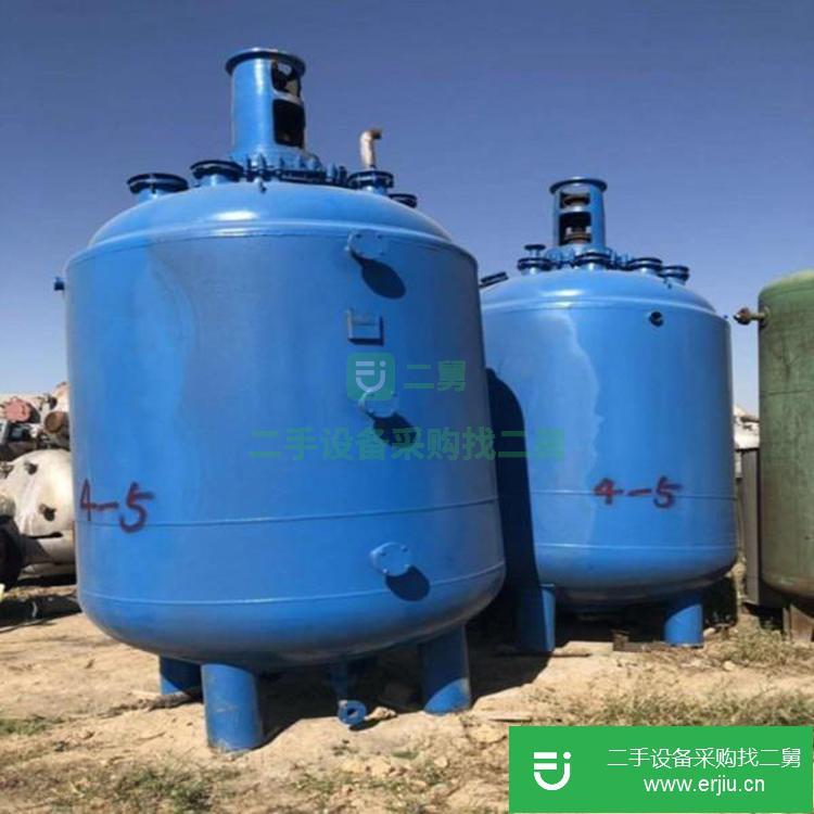 山東出售二手20立方搪瓷反應釜