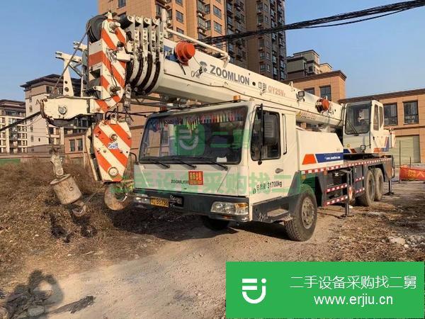 四川出售二手15年中聯(lián)重科QY25VF吊車