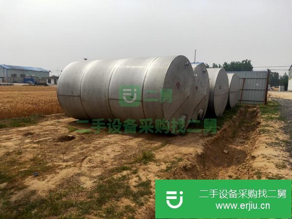 內(nèi)蒙古出售二手30立方不銹鋼立式儲罐