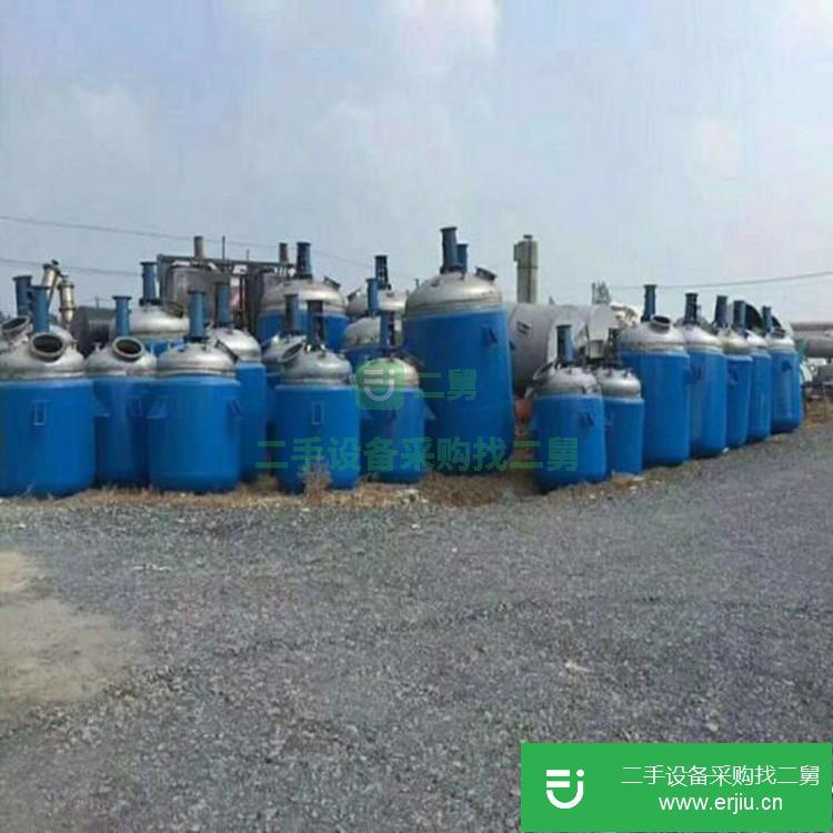 山東出售二手20立方搪瓷反應釜