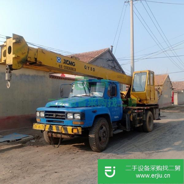 山東出售二手徐工8噸吊車