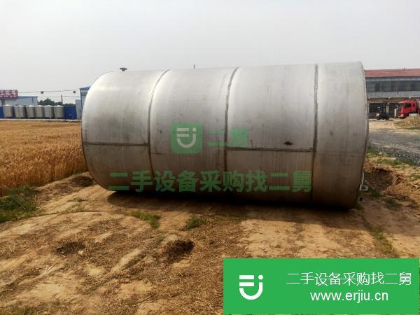 內(nèi)蒙古出售二手30立方不銹鋼立式儲罐