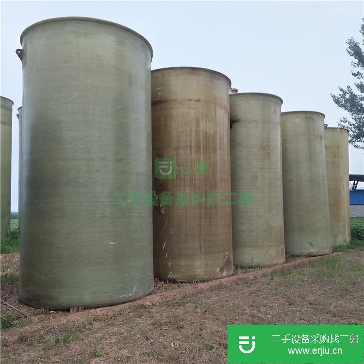 山東出售二手100立方玻璃鋼儲罐