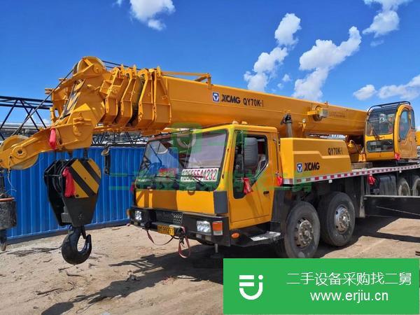 黑龍江出售二手徐工五十噸國二吊車