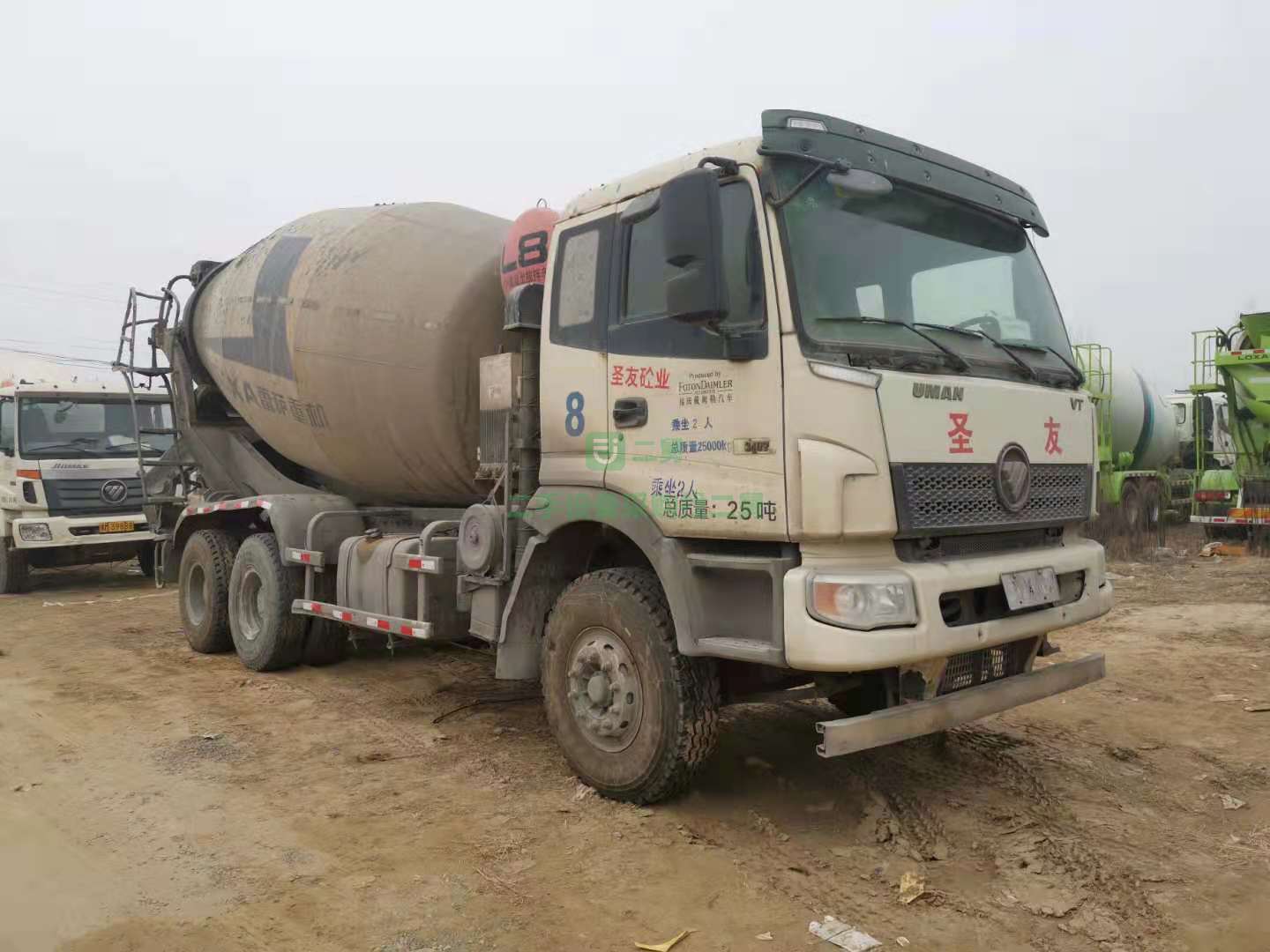 出售一臺14年國四歐曼攪拌車，濰柴發動機