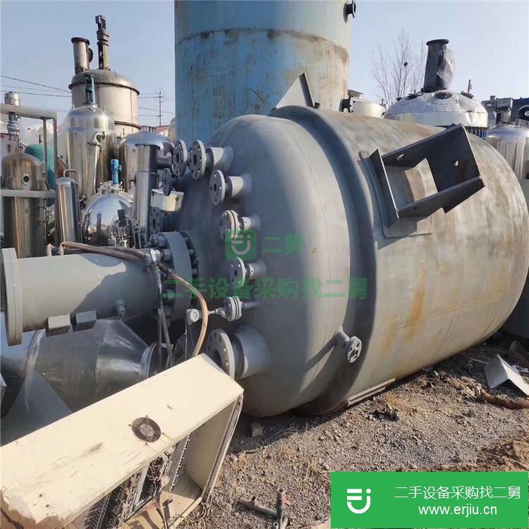 山東出售二手10噸碳鋼反應釜