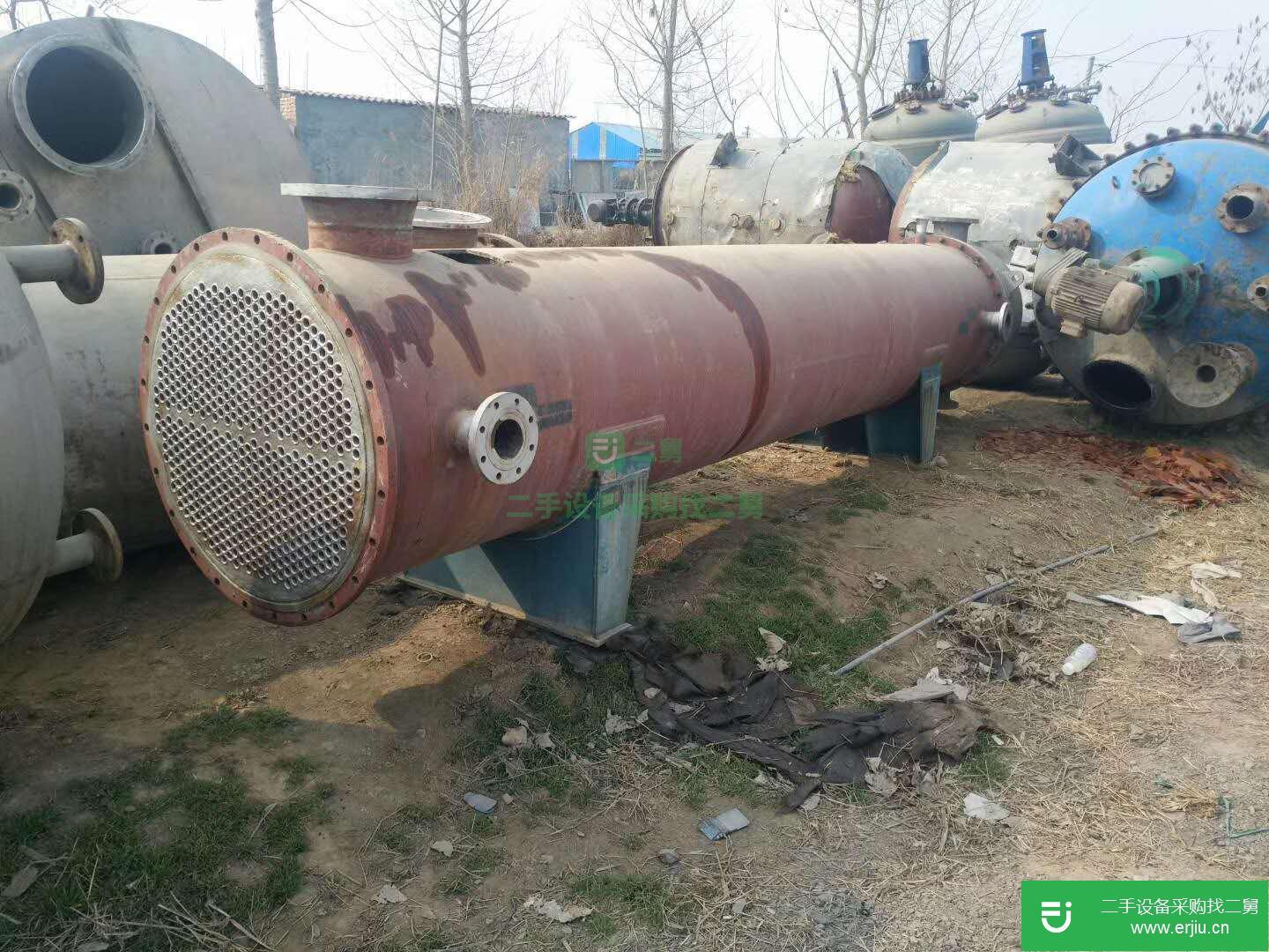 山東出售二手不銹鋼列管冷凝器