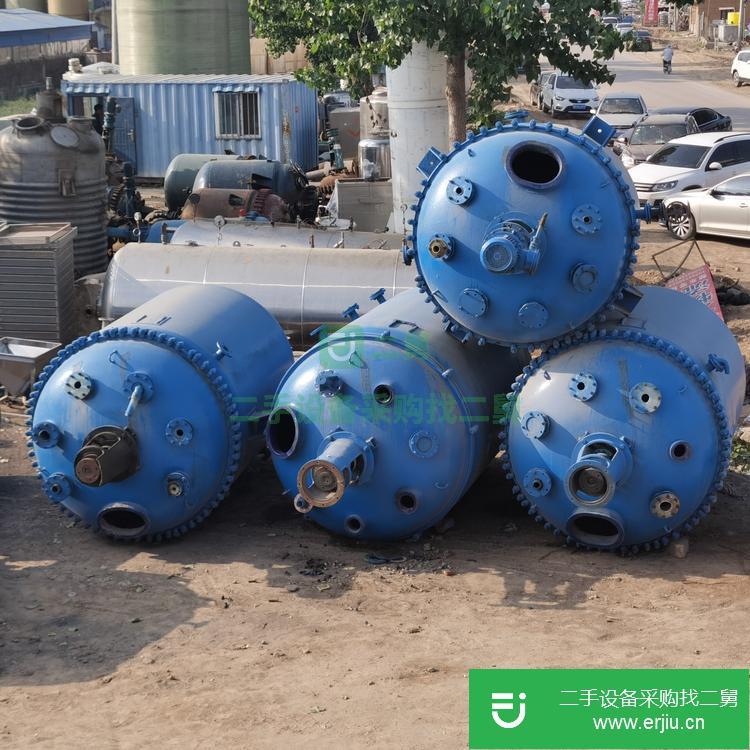 山東出售二手搪瓷反應釜5000L
