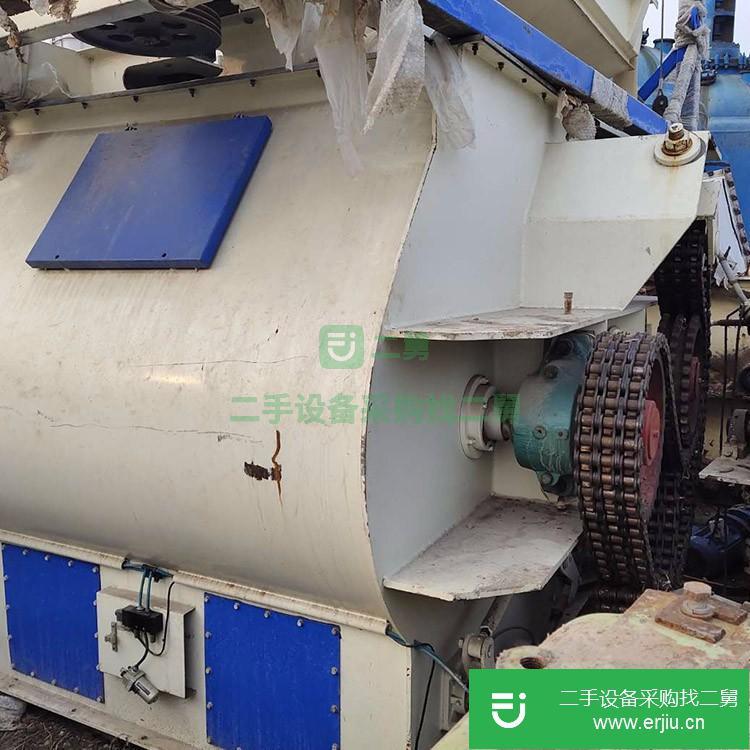 山東出售二手不銹鋼雙軸槳葉混合機