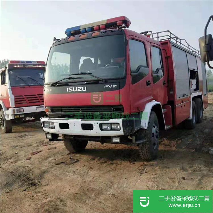 山東出售二手五十鈴大型消防車10方