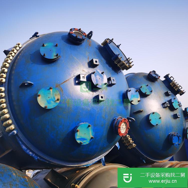 山東出售二手搪瓷反應釜5000L