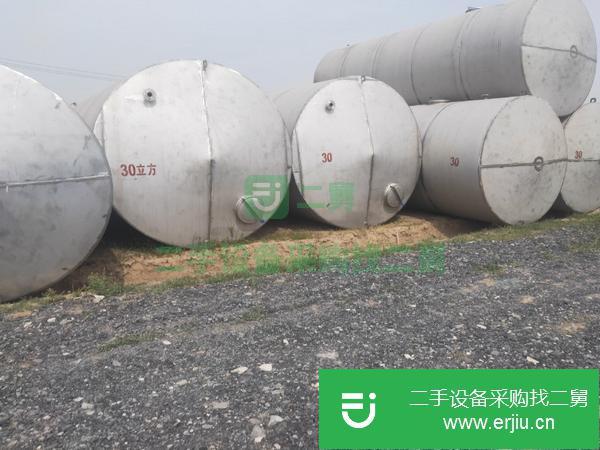 天津出售二手生物質不銹鋼儲罐