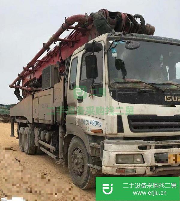 廣西出售二手13年三一48米泵車