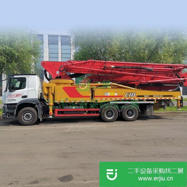 遼寧出售二手2020年三一重工C10奔馳底盤52米泵車 國五未上牌 可貸款