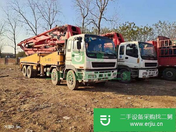 山東出售二手10年48米泵車