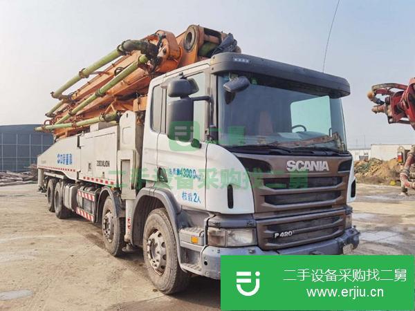 湖南出售二手13年中聯56米泵車 手續齊全包過戶
