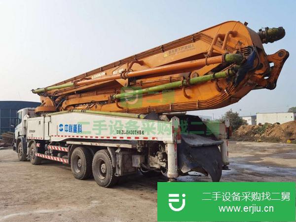 湖南出售二手13年中聯56米泵車 手續齊全包過戶