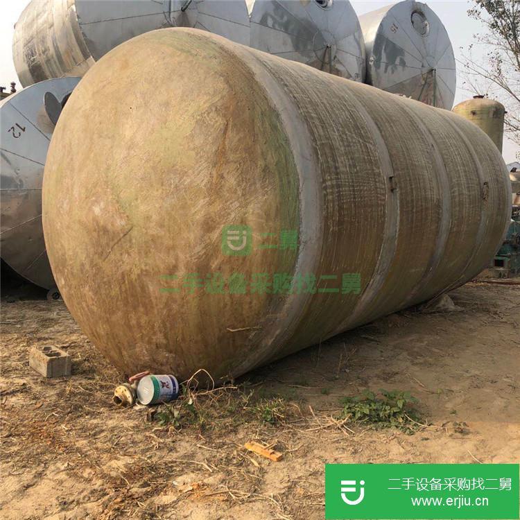 山東出售二手臥式玻璃鋼儲罐