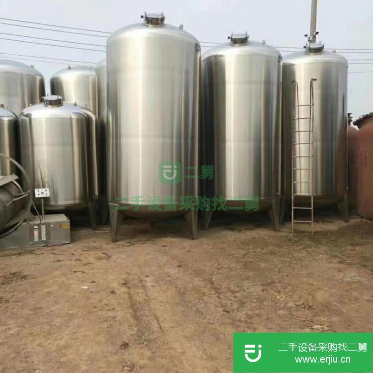 山東出售二手不銹鋼儲罐