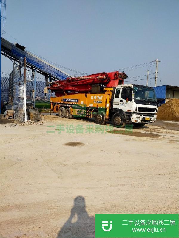 山東出售二手徐工52米泵車