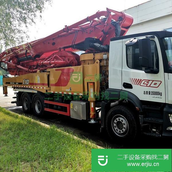 遼寧出售二手2020年三一重工C10奔馳底盤52米泵車 國五未上牌 可貸款