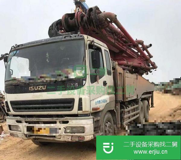 廣西出售二手13年三一48米泵車